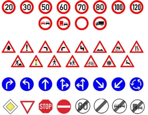 Traffic sign recognition CNN research — example classification output